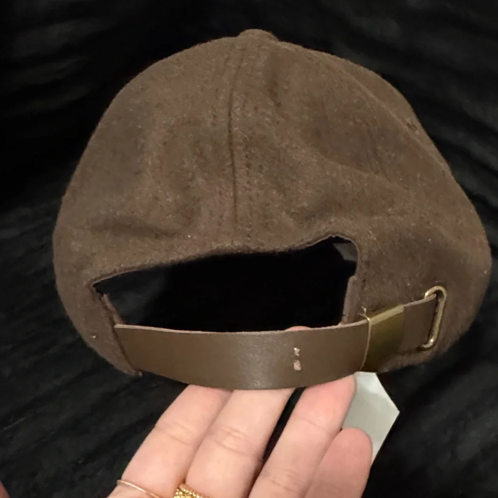 J. Crew Brown Wool-Blend Baseball Cap